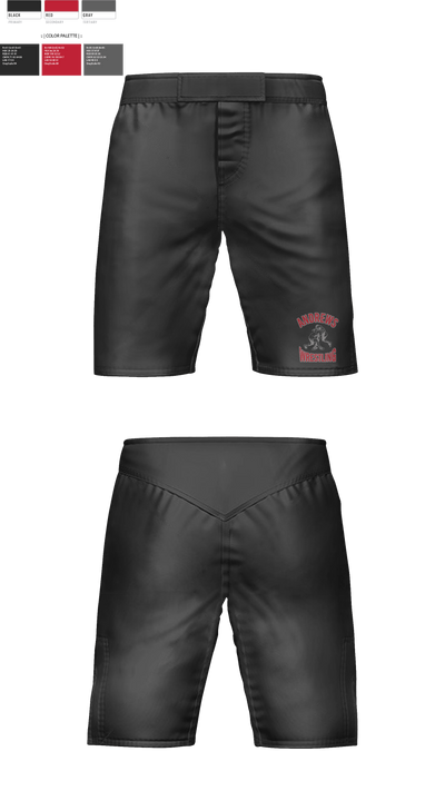 Andrews Wildcats 74502940 Fight Shorts - 2