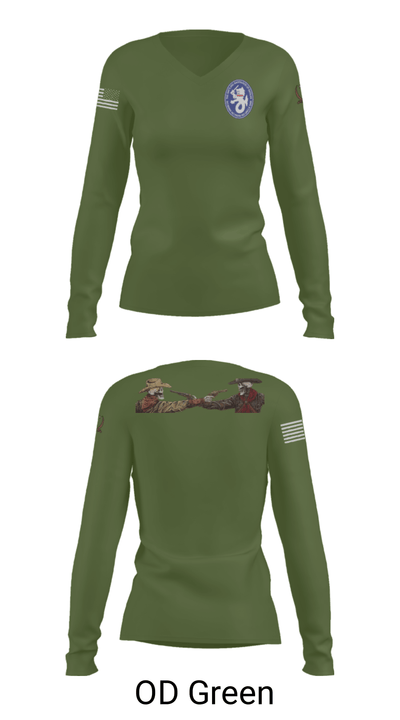 1-194 C Co 67170059 Women's Long Sleeve V-neck Shirt - 54