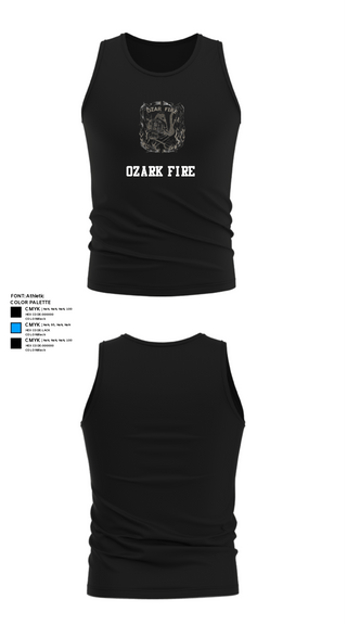 Tank Top, OZARK FIRE, Fire Department, Teamtime, Team time, sublimation, custom sports apparel, team uniforms, spirit wear, spiritwear, sports uniforms, custom shirts, team store, custom team store, fundraiser sports, apparel fundraiser