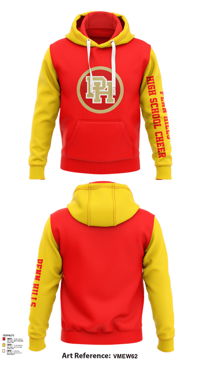 Penn Hills High School Cheer 78103306 Hoodie - 117