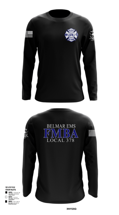 Belmar FMBA 91468281 Long Sleeve Performance Shirt - 115