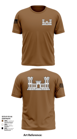 Short Sleeve Performance Shirt, 250TH ENGINEERING COMPANY, National Guard, Teamtime, Team time, sublimation, custom sports apparel, team uniforms, spirit wear, spiritwear, sports uniforms, custom shirts, team store, custom team store, fundraiser sports, apparel fundraiser