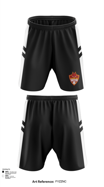 Marion High School Soccer 2860399 Athletic Shorts With Pockets - 140