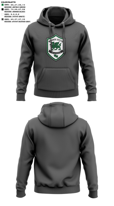 William Monroe High School Soccer 89548722 Hoodie - 45