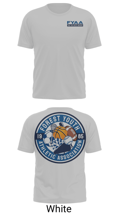 Forest Youth Athletic Association Football 51190604 Old School Cotton Feel Shirt - 10