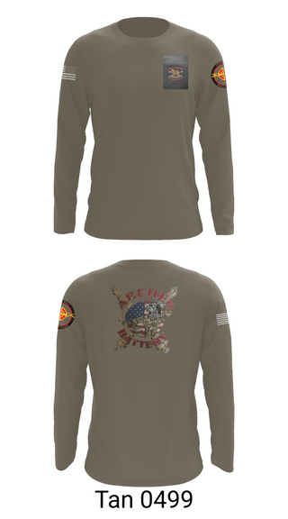 Long Sleeve Performance Shirt, Archer Battery 2-2 FA, Army, Teamtime, Team time, sublimation, custom sports apparel, team uniforms, spirit wear, spiritwear, sports uniforms, custom shirts, team store, custom team store, fundraiser sports, apparel fundraiser