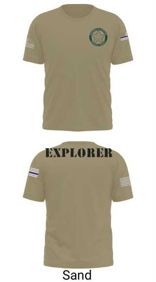 Short Sleeve Performance Shirt, BSO Explorers, Police, Teamtime, Team time, sublimation, custom sports apparel, team uniforms, spirit wear, spiritwear, sports uniforms, custom shirts, team store, custom team store, fundraiser sports, apparel fundraiser