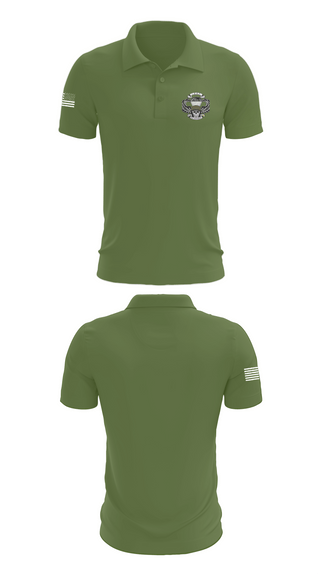 Short Sleeve Performance Polo, Echo company 2nd battalion 258th infantry regiment, Army, Teamtime, Team time, sublimation, custom sports apparel, team uniforms, spirit wear, spiritwear, sports uniforms, custom shirts, team store, custom team store, fundraiser sports, apparel fundraiser
