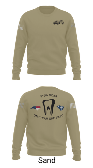 Crew Neck Sweatshirt, 810th med co, Army, Teamtime, Team time, sublimation, custom sports apparel, team uniforms, spirit wear, spiritwear, sports uniforms, custom shirts, team store, custom team store, fundraiser sports, apparel fundraiser
