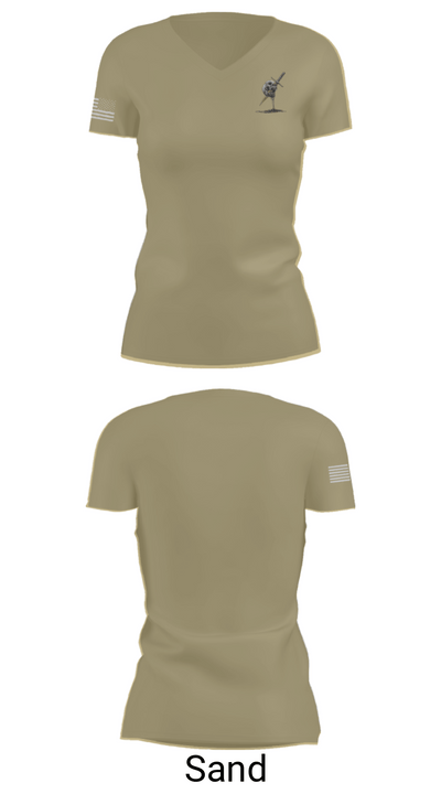 B Btry 2142 12534556 Women's Short Sleeve V-neck Shirt - 84