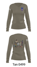 11th ABN DIV WO 32210325 Women's Long Sleeve V-neck Shirt - 77