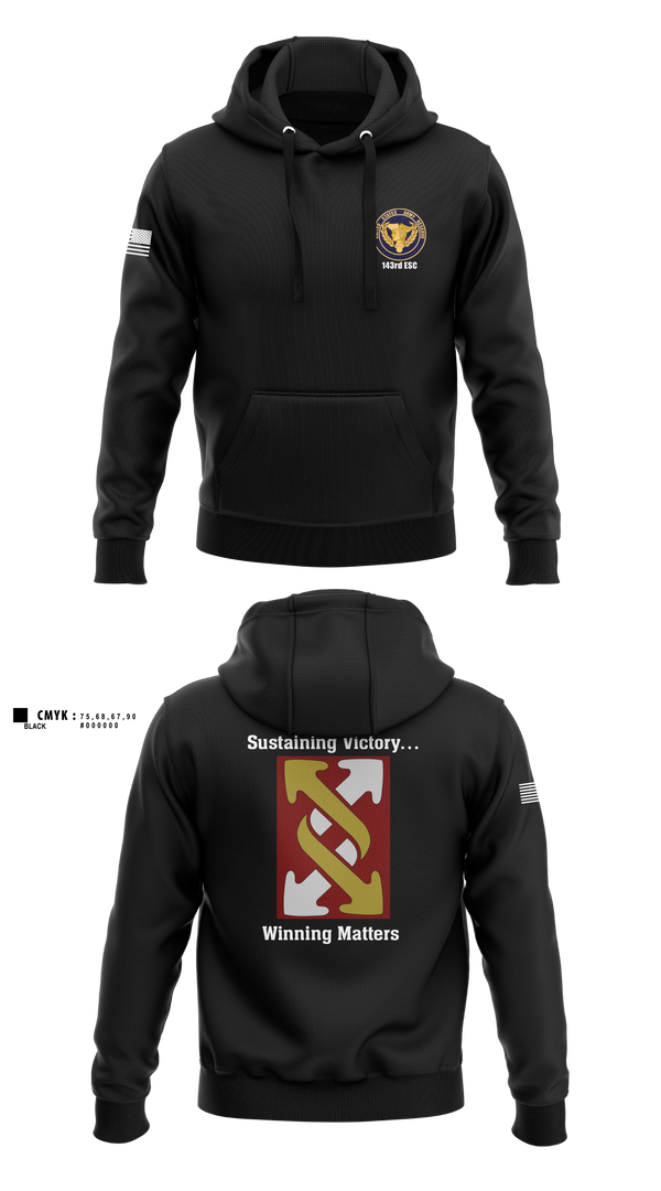 Hoodie, 143rd ESC, , Teamtime, Team time, sublimation, custom sports apparel, team uniforms, spirit wear, spiritwear, sports uniforms, custom shirts, team store, custom team store, fundraiser sports, apparel fundraiser