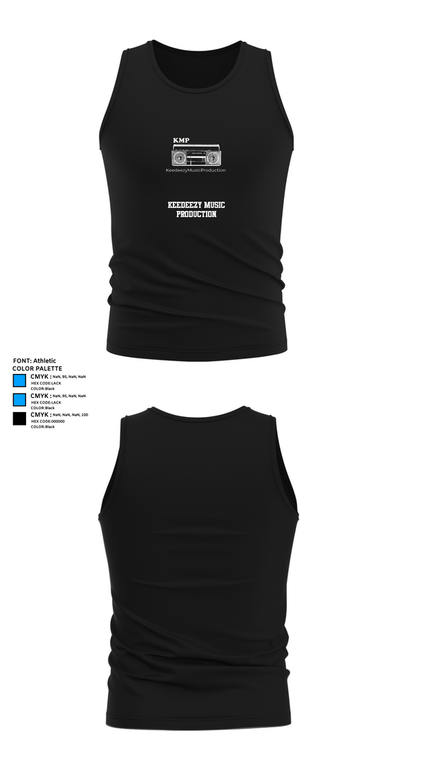 Tank Top, Keedeezy Music Production, , Teamtime, Team time, sublimation, custom sports apparel, team uniforms, spirit wear, spiritwear, sports uniforms, custom shirts, team store, custom team store, fundraiser sports, apparel fundraiser