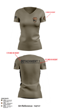 Detachment 1 27221981 Women's Short Sleeve V-neck Shirt - 30