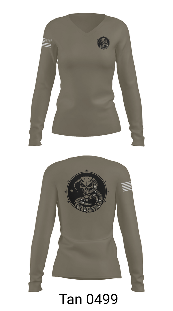 Womens Long Sleeve Vneck Shirt, Viper PLT, , Teamtime, Team time, sublimation, custom sports apparel, team uniforms, spirit wear, spiritwear, sports uniforms, custom shirts, team store, custom team store, fundraiser sports, apparel fundraiser