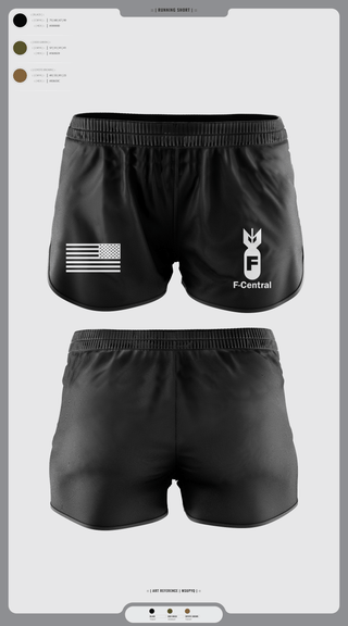 Womens Shorts, F Central, Police, Teamtime, Team time, sublimation, custom sports apparel, team uniforms, spirit wear, spiritwear, sports uniforms, custom shirts, team store, custom team store, fundraiser sports, apparel fundraiser