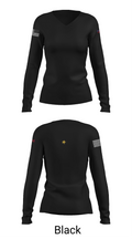 Welding Improvement 94535392 Women's Long Sleeve V-neck Shirt -1 35