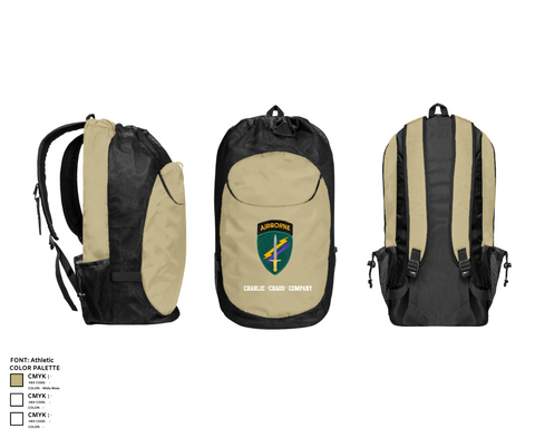Gear Bag, Charlie “Chaos” Company, , Teamtime, Team time, sublimation, custom sports apparel, team uniforms, spirit wear, spiritwear, sports uniforms, custom shirts, team store, custom team store, fundraiser sports, apparel fundraiser