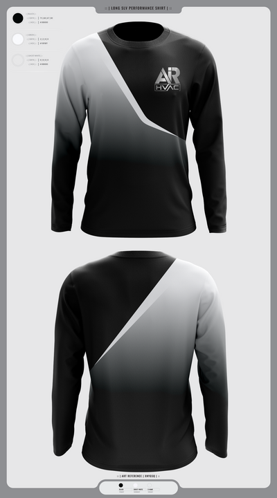 AIR HVAC 4979728 Long Sleeve Performance Shirt 1
