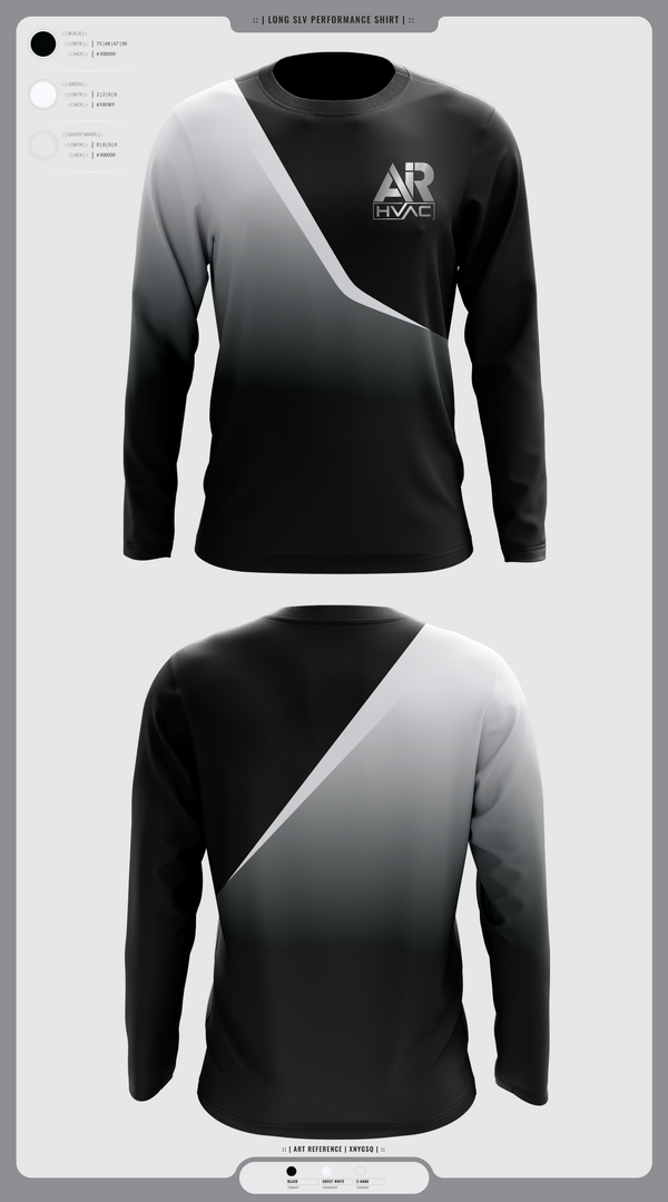 Long Sleeve Performance Shirt, AIR HVAC, , Teamtime, Team time, sublimation, custom sports apparel, team uniforms, spirit wear, spiritwear, sports uniforms, custom shirts, team store, custom team store, fundraiser sports, apparel fundraiser