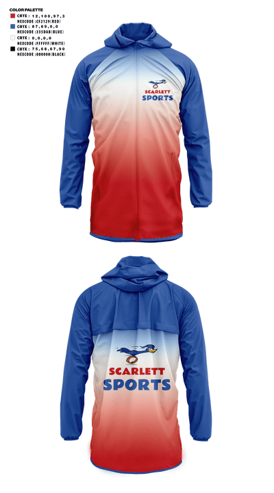 Scarlett Middle School Cross Country 8985739 Windbreaker - 41