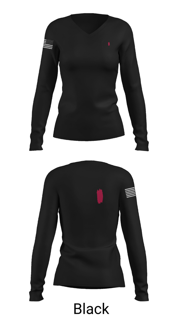Womens Long Sleeve Vneck Shirt, Legionnaire Mobile Jiu-Jitsu, , Teamtime, Team time, sublimation, custom sports apparel, team uniforms, spirit wear, spiritwear, sports uniforms, custom shirts, team store, custom team store, fundraiser sports, apparel fundraiser