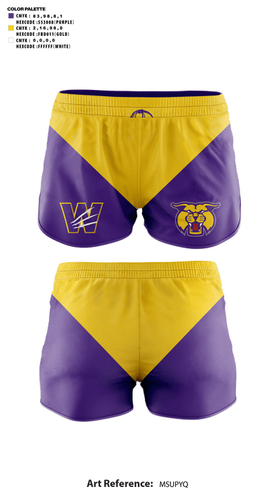 Wilder High School Cheer 27344083 Women's Shorts - 41