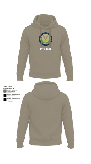 Hoodie, 44th ICBT, National Guard, Teamtime, Team time, sublimation, custom sports apparel, team uniforms, spirit wear, spiritwear, sports uniforms, custom shirts, team store, custom team store, fundraiser sports, apparel fundraiser