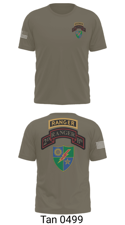 2nd Battalion 75th Ranger Regiment 36081201 Short Sleeve Performance Shirt - 76