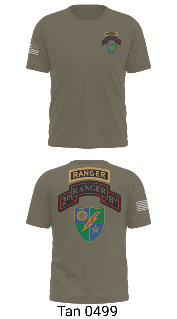 Short Sleeve Performance Shirt, 2nd Battalion 75th Ranger Regiment, , Teamtime, Team time, sublimation, custom sports apparel, team uniforms, spirit wear, spiritwear, sports uniforms, custom shirts, team store, custom team store, fundraiser sports, apparel fundraiser