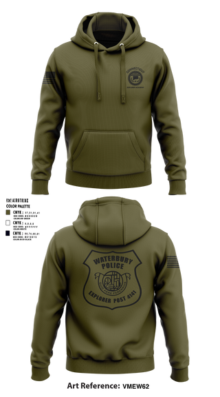 Hoodie, Waterbury Police Explorers, , Teamtime, Team time, sublimation, custom sports apparel, team uniforms, spirit wear, spiritwear, sports uniforms, custom shirts, team store, custom team store, fundraiser sports, apparel fundraiser