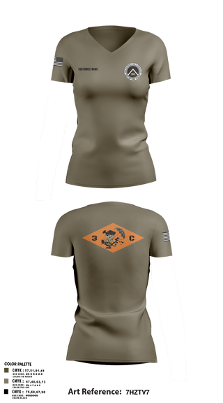 Womens Short Sleeve Performance Polo, 3rd Platoon, CCo, 1-508th PIR, , Teamtime, Team time, sublimation, custom sports apparel, team uniforms, spirit wear, spiritwear, sports uniforms, custom shirts, team store, custom team store, fundraiser sports, apparel fundraiser