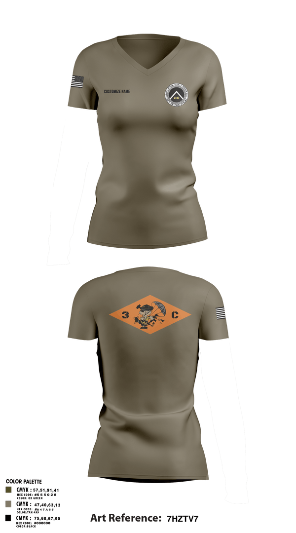 Womens Short Sleeve Performance Polo, 3rd Platoon, CCo, 1-508th PIR, , Teamtime, Team time, sublimation, custom sports apparel, team uniforms, spirit wear, spiritwear, sports uniforms, custom shirts, team store, custom team store, fundraiser sports, apparel fundraiser