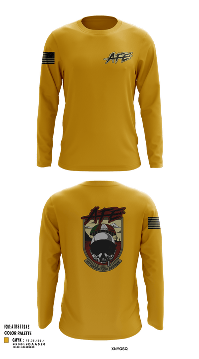 162 AFE 73313729 Long Sleeve Performance Shirt - 152
