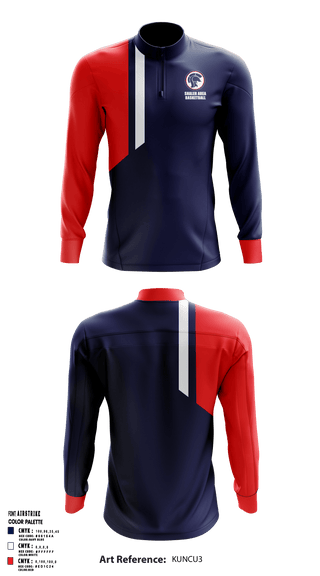 Quarter Zip Jacket, Shaler Area Elementary Basketball Association, Men's Basketball, Teamtime, Team time, sublimation, custom sports apparel, team uniforms, spirit wear, spiritwear, sports uniforms, custom shirts, team store, custom team store, fundraiser sports, apparel fundraiser