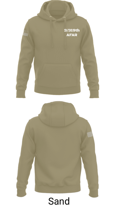 Hoodie, 3/319th AFAR, Army, Teamtime, Team time, sublimation, custom sports apparel, team uniforms, spirit wear, spiritwear, sports uniforms, custom shirts, team store, custom team store, fundraiser sports, apparel fundraiser