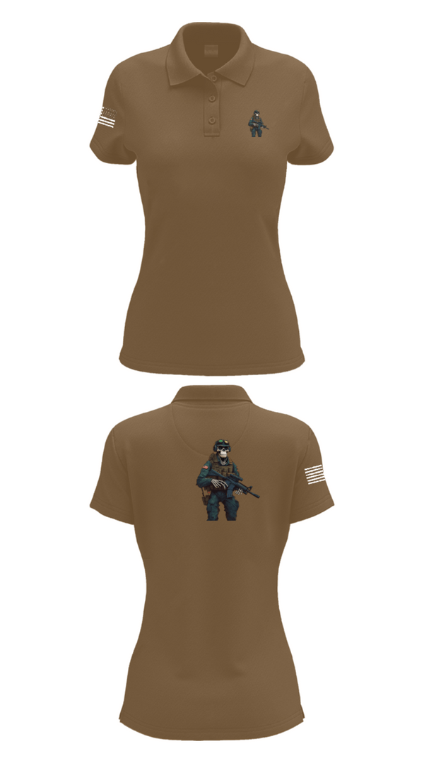 Women's Short Sleeve Performance Polo, 3d lsb, Marines, Teamtime, Team time, sublimation, custom sports apparel, team uniforms, spirit wear, spiritwear, sports uniforms, custom shirts, team store, custom team store, fundraiser sports, apparel fundraiser