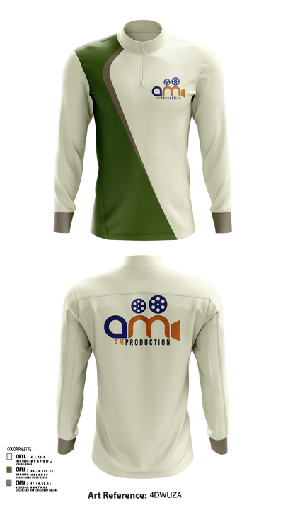 AM PRODUCTION 13584295 Quarter Zip Jacket - 112