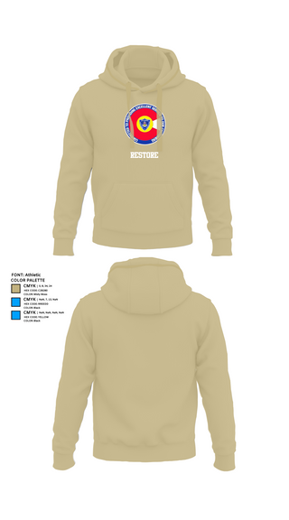 Hoodie, Restore, Police, Teamtime, Team time, sublimation, custom sports apparel, team uniforms, spirit wear, spiritwear, sports uniforms, custom shirts, team store, custom team store, fundraiser sports, apparel fundraiser