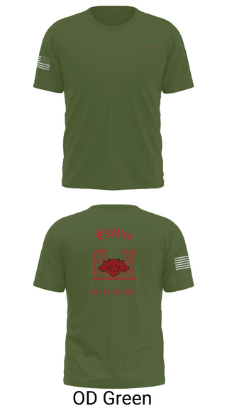 Short Sleeve Performance Shirt, 811th EN CO, , Teamtime, Team time, sublimation, custom sports apparel, team uniforms, spirit wear, spiritwear, sports uniforms, custom shirts, team store, custom team store, fundraiser sports, apparel fundraiser