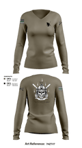 C co 1-185 Th 38843734 Women's Long Sleeve V-neck Shirt - 103