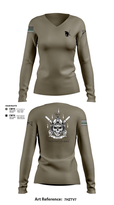 C co 1-185 Th 38843734 Women's Long Sleeve V-neck Shirt - 103