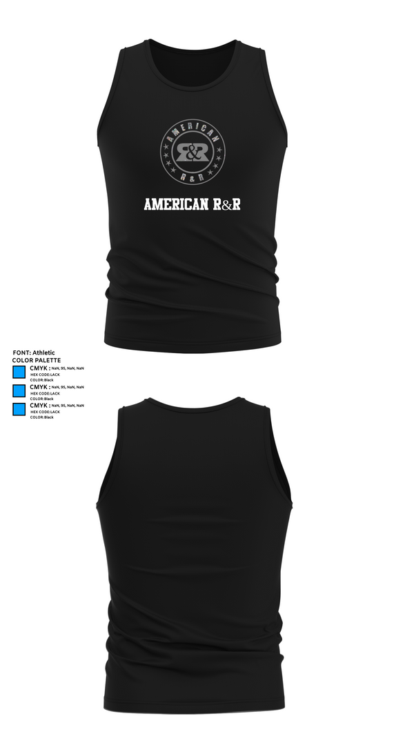 Tank Top, American R&R, , Teamtime, Team time, sublimation, custom sports apparel, team uniforms, spirit wear, spiritwear, sports uniforms, custom shirts, team store, custom team store, fundraiser sports, apparel fundraiser