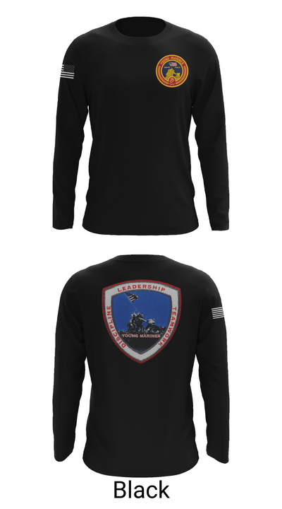 Lancaster County Young Marines 89976049 Long Sleeve Performance Shirt - 26