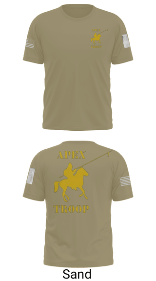 Short Sleeve Performance Shirt, Alpha Troop, 1-221 CAV, National Guard, Teamtime, Team time, sublimation, custom sports apparel, team uniforms, spirit wear, spiritwear, sports uniforms, custom shirts, team store, custom team store, fundraiser sports, apparel fundraiser