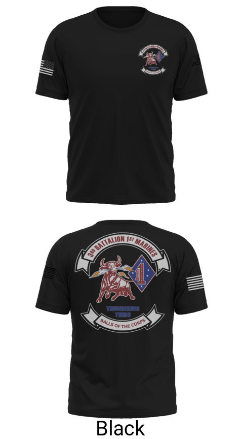 Short Sleeve Performance Shirt, 3/1 Balls Of The Corps, Marines, Teamtime, Team time, sublimation, custom sports apparel, team uniforms, spirit wear, spiritwear, sports uniforms, custom shirts, team store, custom team store, fundraiser sports, apparel fundraiser