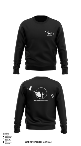 Crew Neck Sweatshirt, Mediocre Outdoorz, , Teamtime, Team time, sublimation, custom sports apparel, team uniforms, spirit wear, spiritwear, sports uniforms, custom shirts, team store, custom team store, fundraiser sports, apparel fundraiser