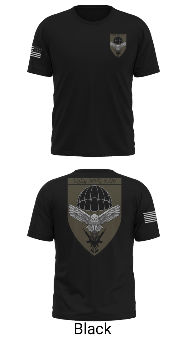 Short Sleeve Performance Shirt, 8.FschJgRgt 26, Army, Teamtime, Team time, sublimation, custom sports apparel, team uniforms, spirit wear, spiritwear, sports uniforms, custom shirts, team store, custom team store, fundraiser sports, apparel fundraiser