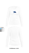 CT Johnson High School Wrestling 31935776 Women's Long Sleeve V-neck Shirt -1 15