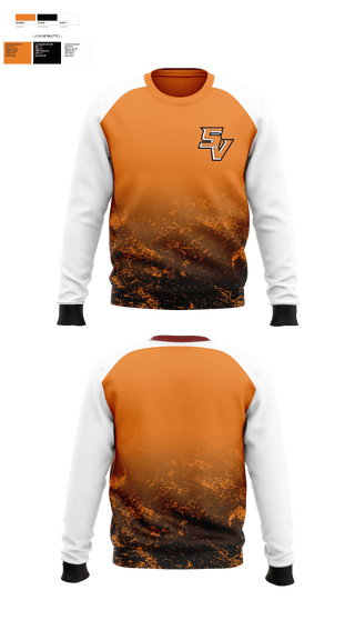 Crew Neck Sweatshirt, South View High School Volleyball, Men's Volleyball, Teamtime, Team time, sublimation, custom sports apparel, team uniforms, spirit wear, spiritwear, sports uniforms, custom shirts, team store, custom team store, fundraiser sports, apparel fundraiser